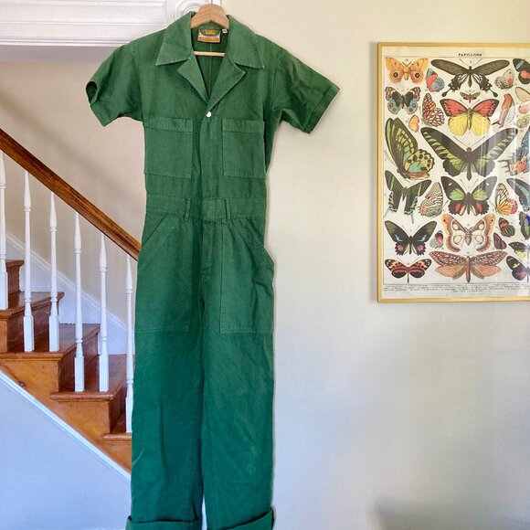 Big Bud Press Pants - Big Bud Press Emerald Jumpsuit XS